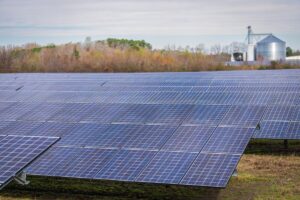 生活クラブでんきの電源にもなる太陽光パネルが広がる発電所